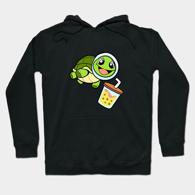 Space Boba Turtle Hoodie by WildSloths